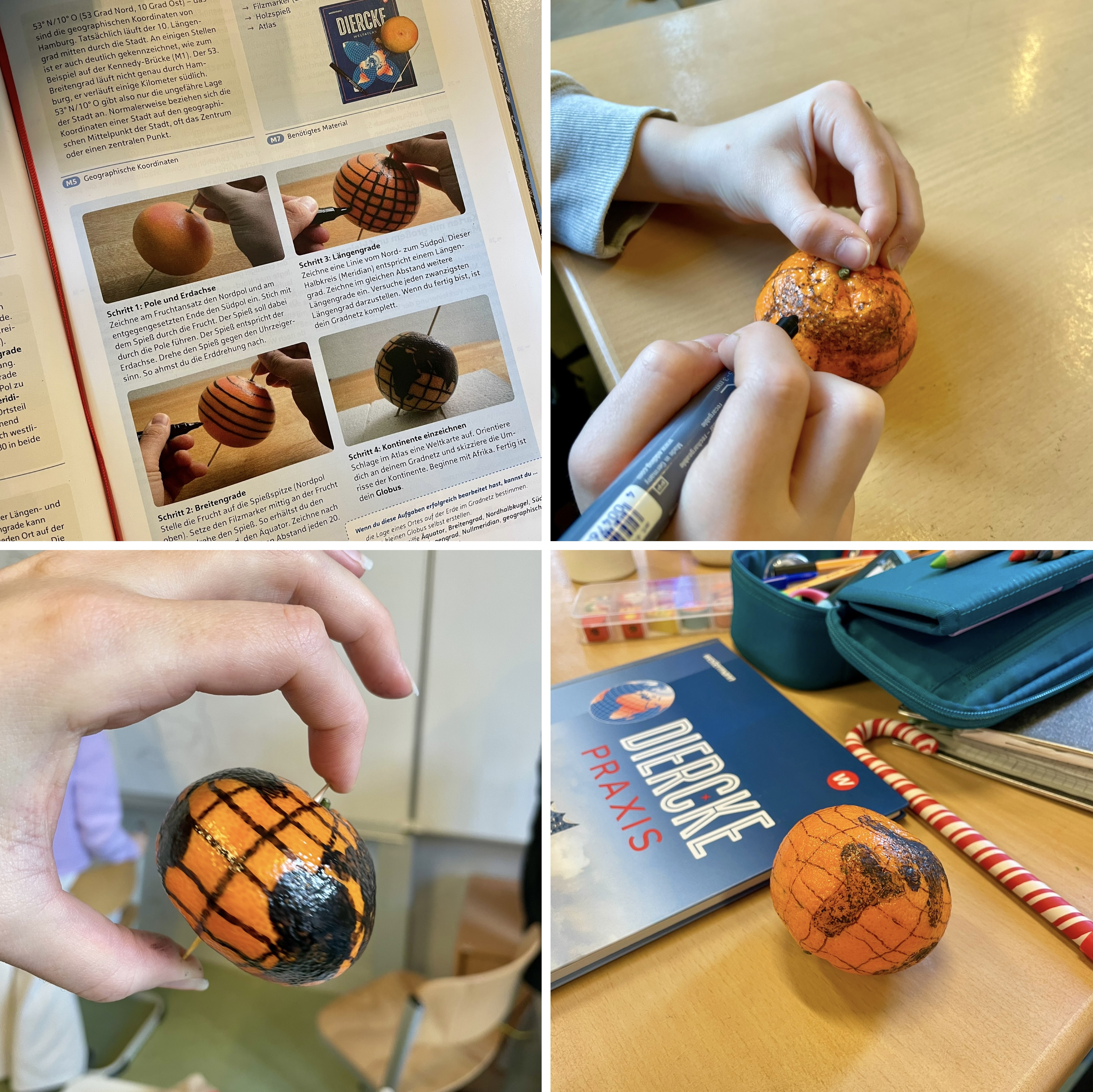 Erarbeitung des Gradnetzes der Erde