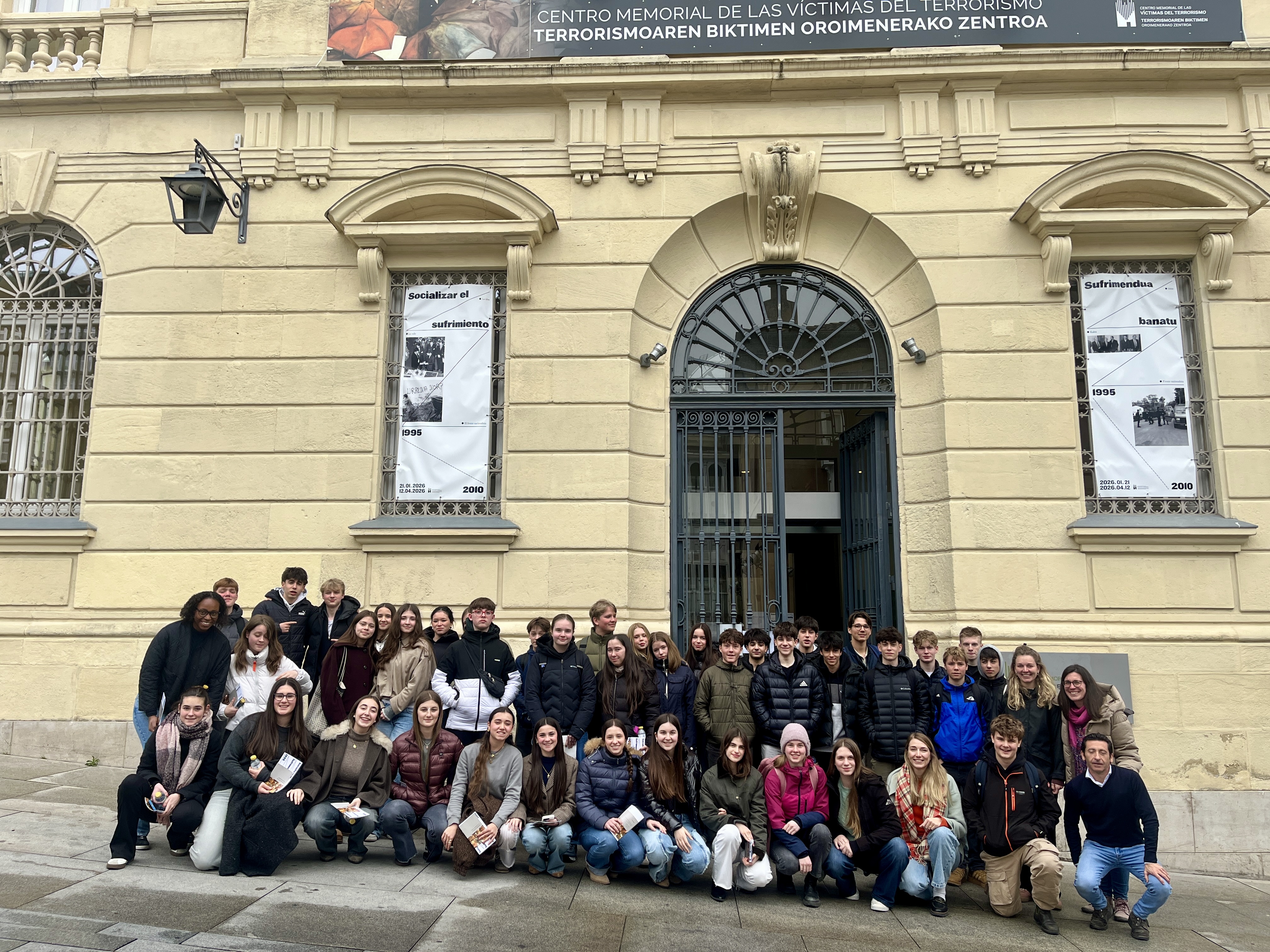 Vor dem Rathaus in Vitoria-Gasteiz